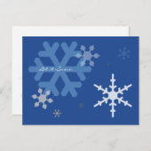 雪はがき シーズンポストカード (正面/裏面)