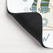 雪はクール休日Tシャツとギフト マウスパッド (コーナー)