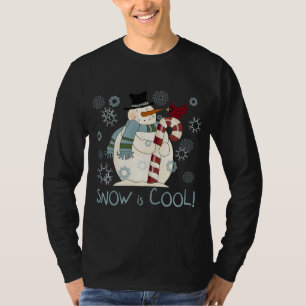 雪はクール休日Tシャツとギフト Tシャツ
