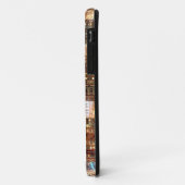 雪はシカゴの夕べにスカイラインに落ちます Case-Mate iPhoneケース (裏面/左)