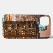 雪はシカゴの夕べにスカイラインに落ちます Case-Mate iPhoneケース (裏面 (横))