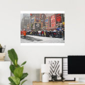 雪はプリントだ ポスター (ホームオフィス)