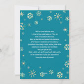 雪は他の場所で降ってくれ 現代のバケーション写真 シーズンカード (裏面)