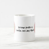 雪は微笑みを... コーヒーマグカップ (中央)