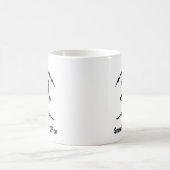 "雪は私のオフィス" コーヒーマグカップ (中央)