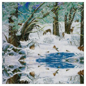 雪は降らないと言った ファブリック (クローズアップ)