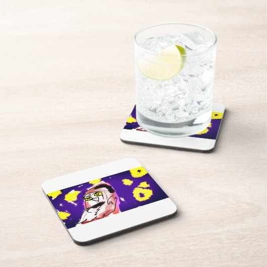 雪ふくろうの夜 コースター (右側)