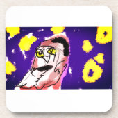 雪ふくろうの夜 コースター (正面)