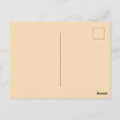 雪ふくろうメリークリスマス ポストカード (裏面)