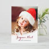 雪ぼけフォトホリデーカード シーズンカード (スタンド正面)