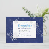 雪ぼやけ片招待状 招待状 (スタンド正面)