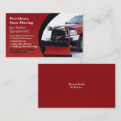 雪まき名刺 名刺 (正面/裏面)