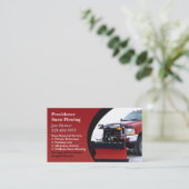 雪まき名刺 名刺 (スタンド正面)