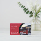 雪まき名刺 名刺 (スタンド正面)