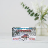 雪まき名刺 名刺 (スタンド正面)