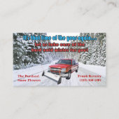 雪まき名刺 名刺 (正面)