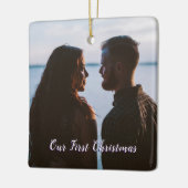 雪むらさき雪の森メリークリスマス セラミックオーナメント (左)