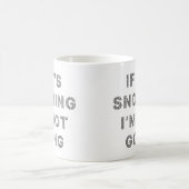 雪もしが降っている コーヒーマグカップ (中央)