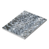 雪もみの木のテクスチャ ノートパッド (回転)