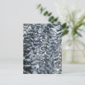 雪もみの木のテクスチャ ポストカード (スタンド正面)