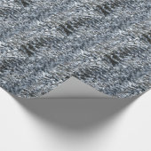 雪もみの木のテクスチャ ラッピングペーパー (角)