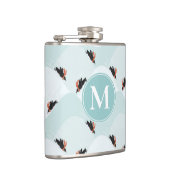 雪よくはしゃぐ模様のペンギン フラスク (右)