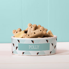 雪よくはしゃぐ模様のペンギン ボウル