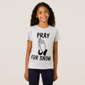 雪よ降れTシャツ Tシャツ (正面フル)