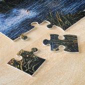 雪をかぶったマウンテンビュー ジグソーパズル (側面)