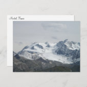 雪をかぶったモンブラン ポストカード (正面/裏面)