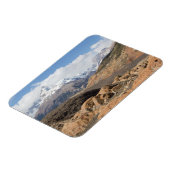 雪をかぶった山々 マグネット (左側)