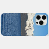 雪をかぶった山と海のiPhoneケース Case-Mate iPhoneケース (裏面 (横))