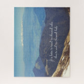 雪をかぶった山頂 ジグソーパズル (縦)