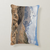 雪をかぶった山 アクセントクッション (裏面(縦))