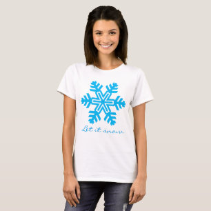 雪をカスタマイズおもしろい可能 Tシャツ