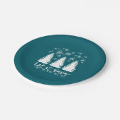 雪を伸ばしたキャンバス印刷 ペーパープレート (アングル)