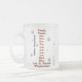 雪を入れる – 前後のショッピング – 曇り フロストグラスマグカップ (左)