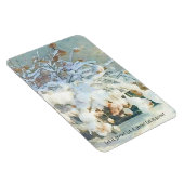 雪を入れる – 雪あじさいの木 マグネット (右側)