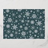 雪を完全に撮影 箔シーズンカード (裏面)