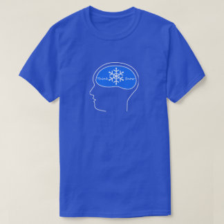 雪を想え！スキーTシャツ Tシャツ