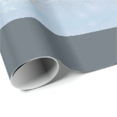 雪を持つ装飾的なクリスマスオーナメント ラッピングペーパー (ロールコーナー)