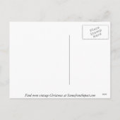 雪を渡るリング幸せな鐘 シーズンポストカード (裏面)