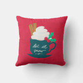 雪を積む1杯 クッション (裏面)