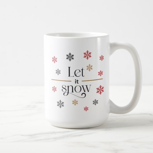 雪を積む コーヒーマグカップ (右)