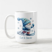 雪を積む コーヒーマグカップ (左)