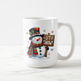 雪を積む コーヒーマグカップ