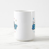 雪を積む コーヒーマグカップ (中央)