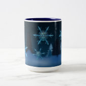 雪を積む ツートーンマグカップ (中央)