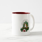 雪を積む ツートーンマグカップ (正面右)