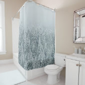 雪を覆う木 シャワーカーテン (インサイチュ)